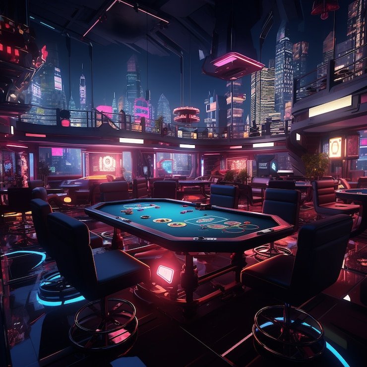 Tampilan permainan live casino dengan dealer profesional